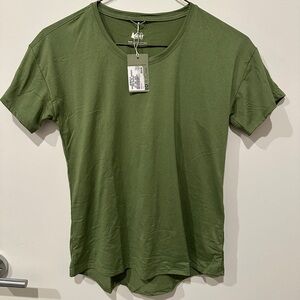 NWT REI Co-op Women's Lightweight Hike Sahara Wicking T-Shirt Sage Heather